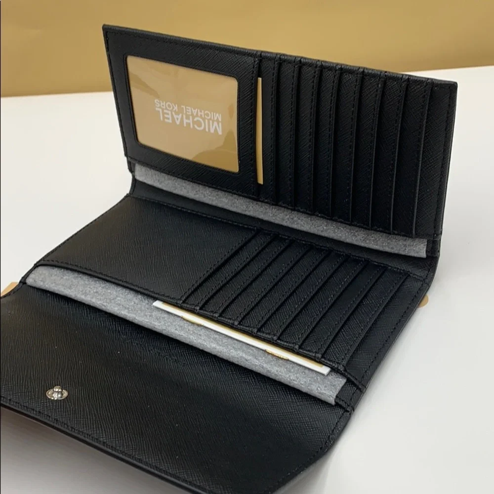 Michael Kors Jet Set Travel Lg Trifold Wallet - Picture 8 of 16